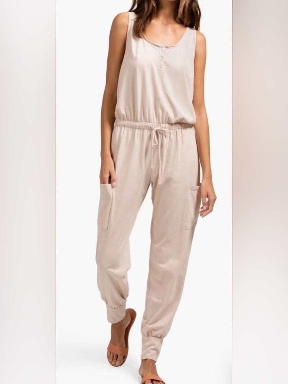 Eberjey Cargo Jumpsuit Size Small NWT